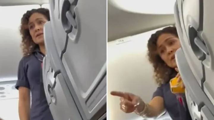 Shocking moment rude plane passenger finds out what happens when you tell a flight attendant to ‘shut up’