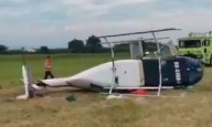 Accidente de helicóptero en el aeropuerto Alfonso Bonilla Aragón