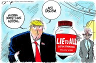 Cartoon: Side effects include fascism