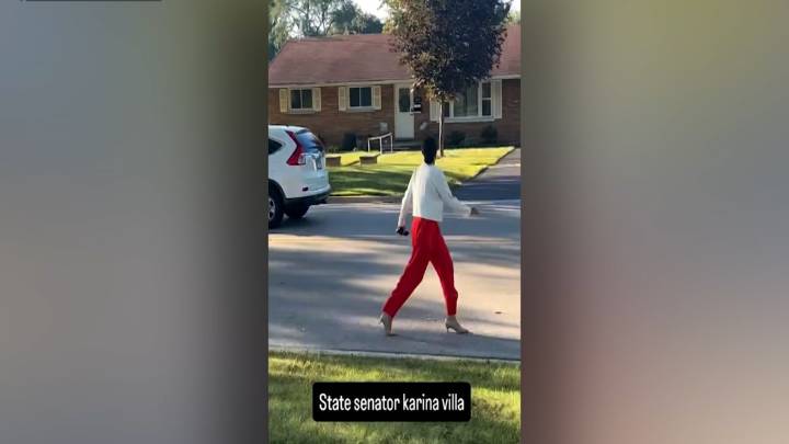 Video: Sen. Villa warns West Chicago residents of masked agents