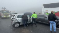 Choque en cadena por neblina en Perú: varios heridos tras siniestro con 14 vehículos (+ video)