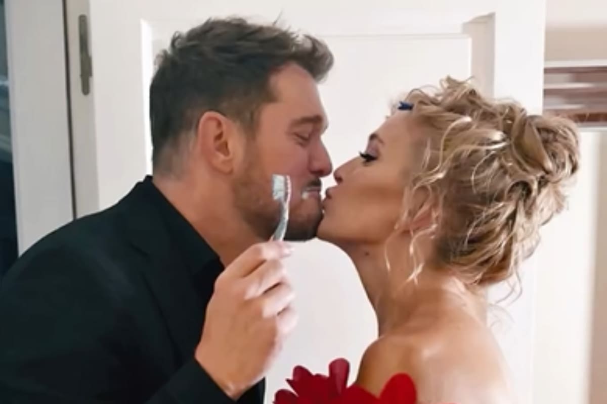 "Envejecer contigo". El video con el que Luisana Lopilato sorprendió a Bublé por sus 50 años