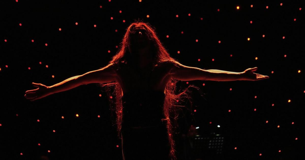 Photos of a male dancer in Beirut who challenges social norms with his performances