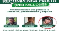 Caen dos presuntos responsables del asesinato de 13 policías en Amalfi, Antioquia