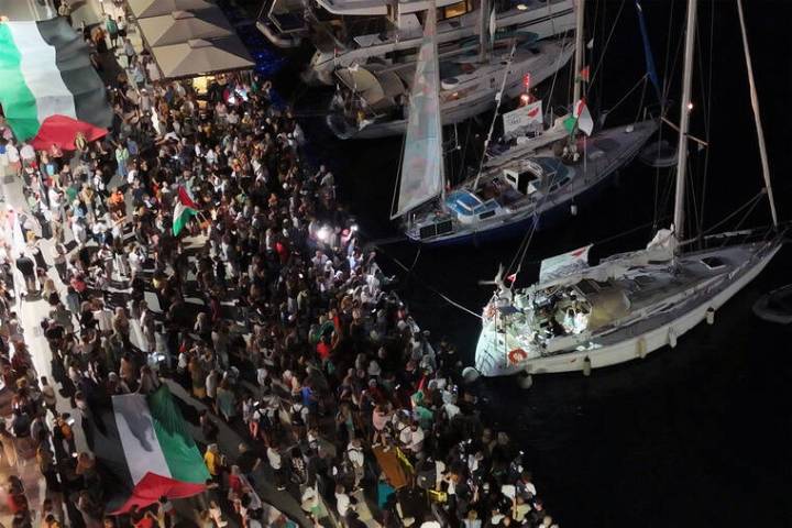 Italy deploys navy ship to help Gaza aid flotilla after drone attack