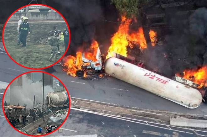 Suman ocho personas fallecidas por explosión de pipa en Iztapalapa