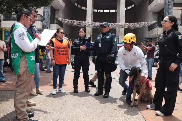 CONGRESO participa en Simulacro Nacional de Sismo 2025