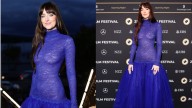 Dakota Johnson Turns Heads In A Risque Gucci Dress At Zurich Film Festival