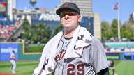 Foul ball shatters camera during Tigers-Guardians MLB playoff game