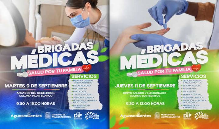 Brigadas Médicas del DIF Municipal Llevan sus Servicios a Pilar Blanco y Los Negritos
