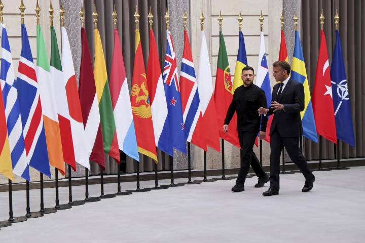 Macron dice que 26 países prometen tropas como fuerza de seguridad para Ucrania al terminar guerra