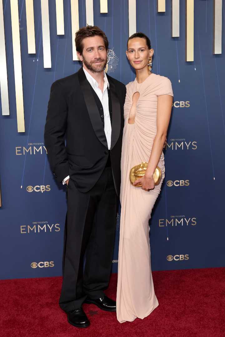 Jake Gyllenhaal and GF Jeanne Cadieu Enjoy Date Night at Emmy Awards