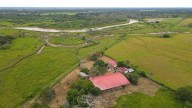 Arrancó una obra en el río Charte, beneficiará a 400 familias en Maní