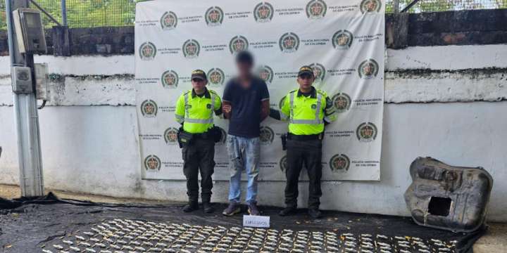 Capturaron a un hombre con explosivos para granada en vías del Tolima
