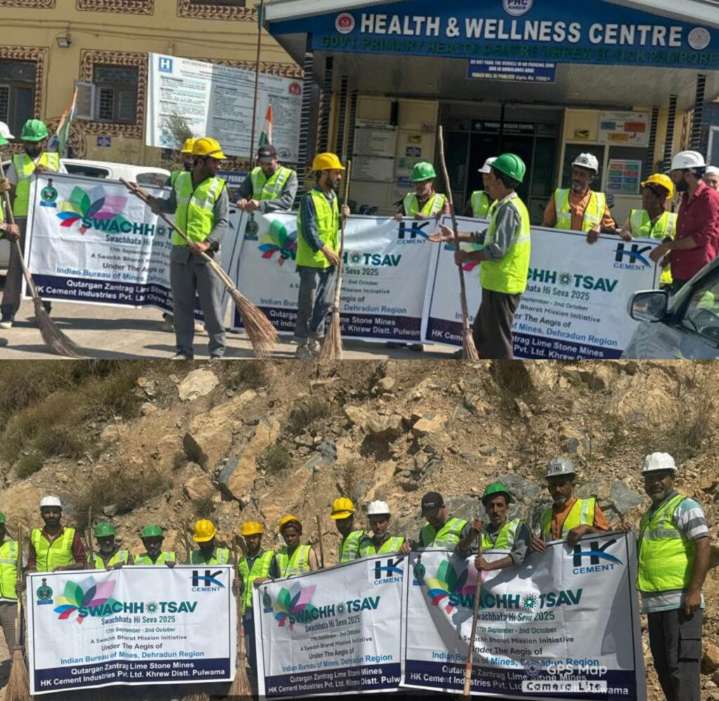 HK Cement Industries Leads Major Cleanliness Drive in Khrew
