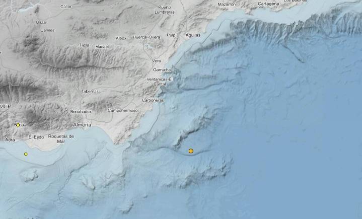 Mar de Alborán registra un terremoto de magnitud 3,0 en la madrugada