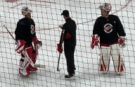 John Gibson to make Red Wings preseason debut in Pittsburgh