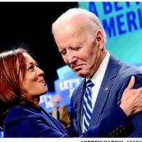 Harris stops biting her tongue in book