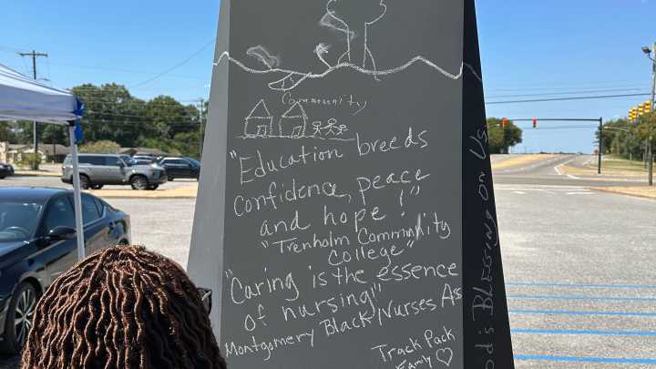 What deserves to be remembered? Blank monument asks for your answer
