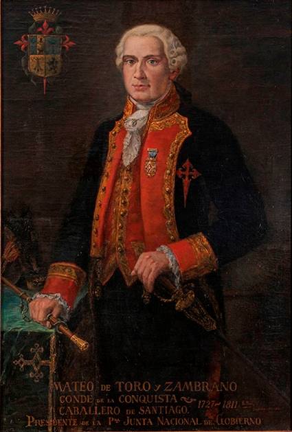 ¿Quién fue Mateo de Toro-Zambrano? El noble que presidió la Primera Junta de Gobierno