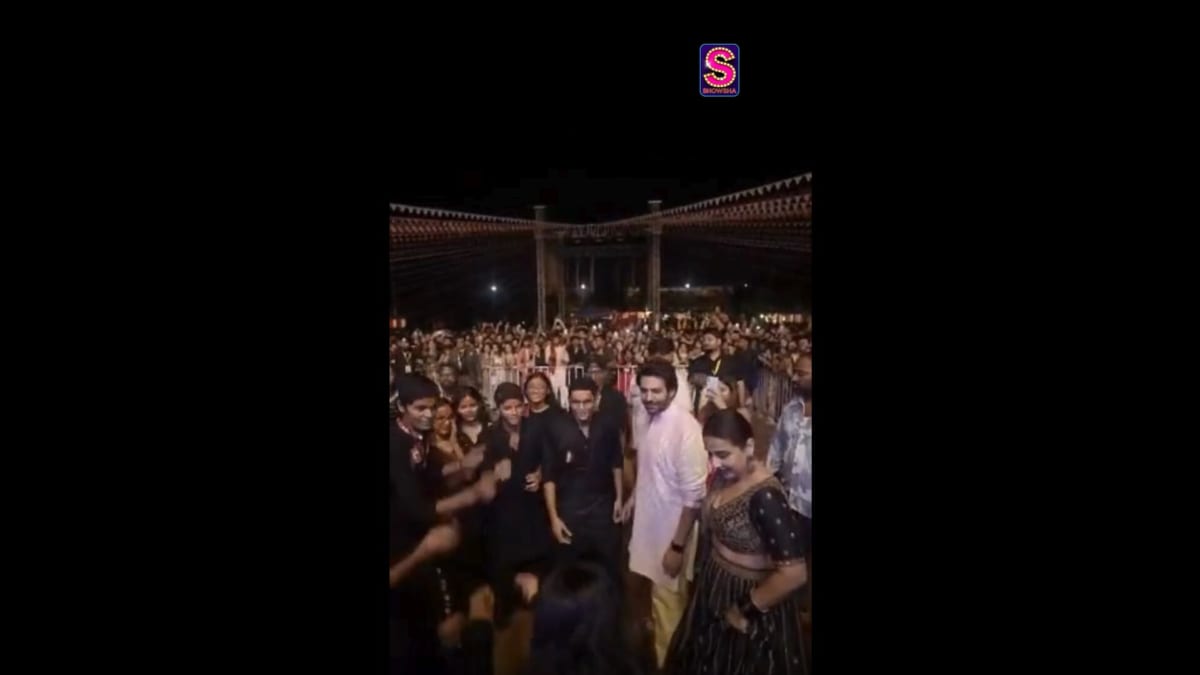 Kartik Aaryan and Vidya Balan learning garba together is pure adorable!