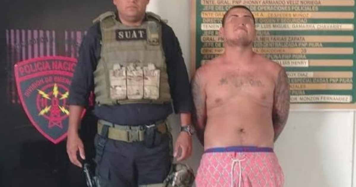 Piura: capturan a presunto autor de homicidio ocurrido cerca al mercado