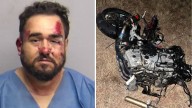 Arrestan a motociclista tras chocar y lo acusan de agresión estando intoxicado