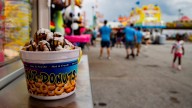 NC Mountain State Fair food to try: Fried sushi on…