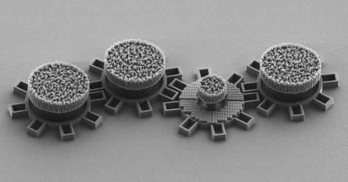 New teeny tiny motors can fit inside the strand of a piece of hair