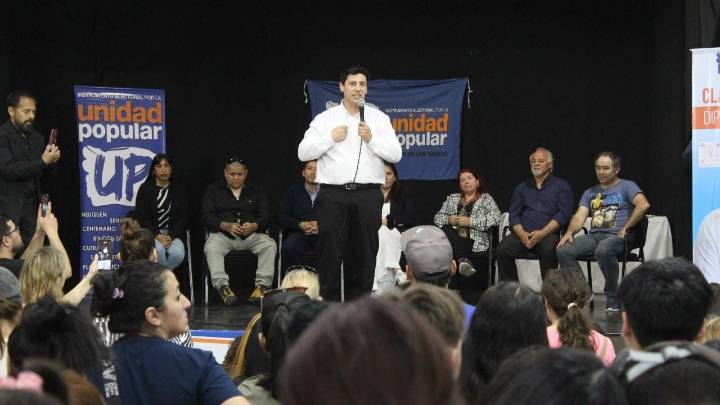 Unidad Popular lanzó en Neuquén su lista a Diputados nacionales con Vásquez y Ruarte a la cabeza