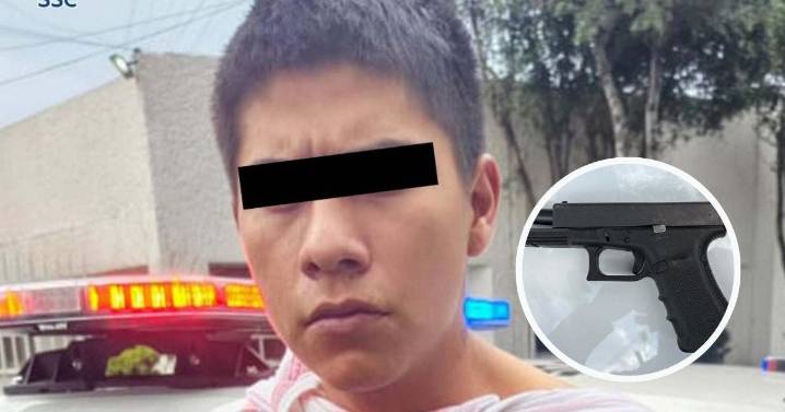 Detienen a hombre que disparaba al aire en Iztapalapa; hirió a policía