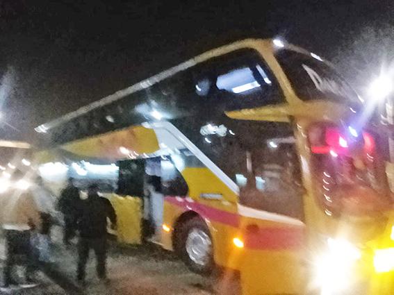 Ómnibus de empresa Dakar sufre robo de equipaje en ruta Chimbote