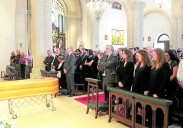 La abogacía despide a Marta Felgueroso y Abel Díaz: «Con fe es más fácil afrontarlo»