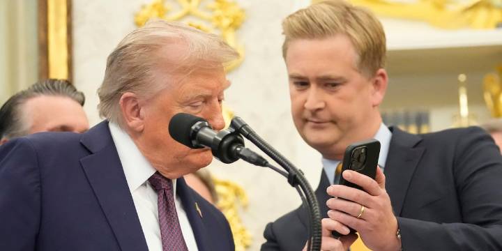 Trump says video showing items thrown from White House is AI after his team indicates it’s real