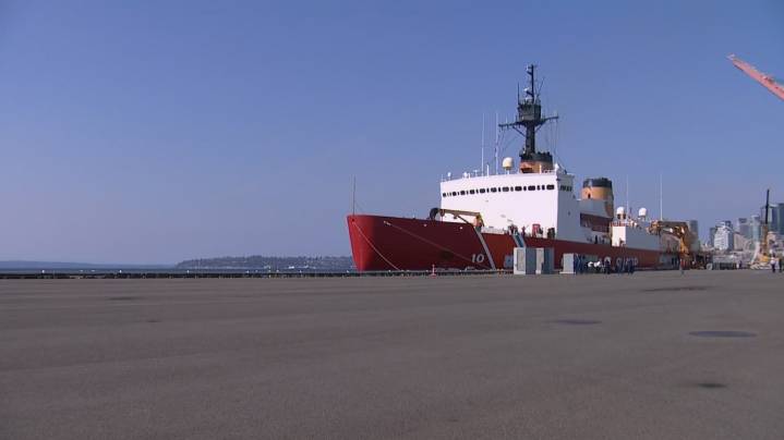 After nearly year-long deployment, U.S. Coast Guard icebreaker returns to Seattle