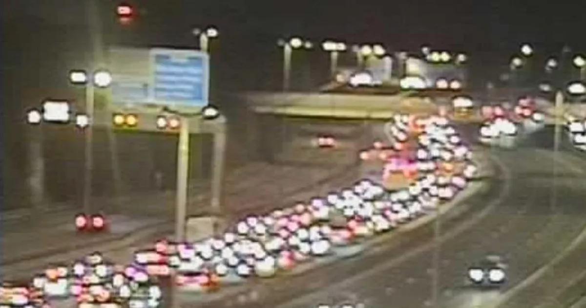 Live M60 traffic updates as crash leaves lane closed