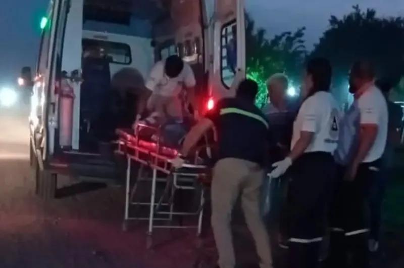 Conductor sufrió convulsiones en plena ruta y terminó hospitalizado de urgencia