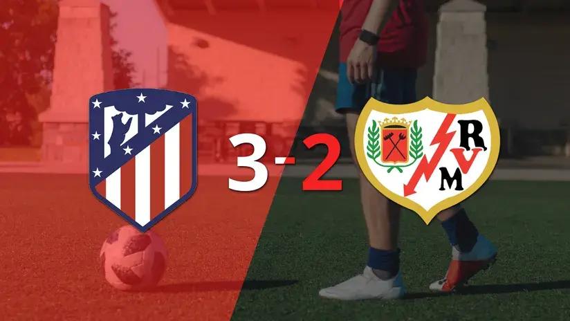 LaLiga EA Sports: Atlético de Madrid vence por 3-2 a Rayo Vallecano con triplete de Julián Álvarez