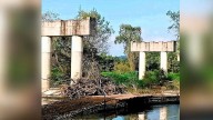 Habitantes de La Máquina usarán tirolesa para cruza el río Pantepec y trasladar víveres