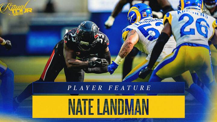 Feature: Nate Landman says game-changing forced fumble vs. Texans 'meant a lot,' was 'great moment for us, for the Rams'