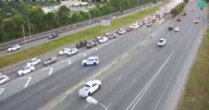 Crash blocks I-10 East, causes miles