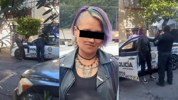 Viral: detienen a mujer tras agredir a policía de la SSC