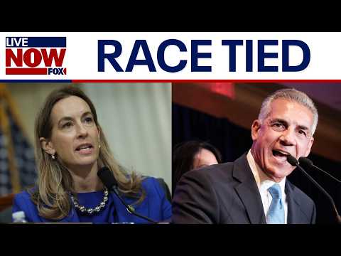 NJ Governor race: Mikie Sherrill, Jack Ciattarelli tied