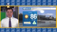 Sunnier and hotter today