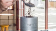 The Clever Way To Fake An Upscale Cement Planter Using An Old Coffee Can