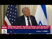 President Trump: Agreement is focused on ending the war and getting hostages back