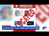 Baby at center of kidnapping found hours away in another state: CHP