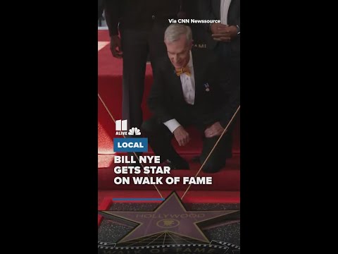 Bill Nye gets start on Hollywood Walk of Fame