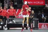 "El Peñón de Gibraltar". Cerúndolo ganó en la Laver Cup y tuvo un festejo viral con Agassi, que le dedicó un particular elogios