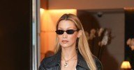 Bella Hadid’s Sheer Cardigan Is a Layering Secret Weapon